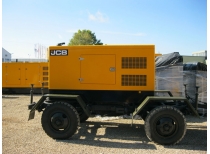 Дизельный генератор JCB G200S на прицепе